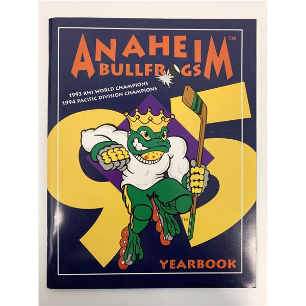 Anaheim Bullfrogs Year Book
