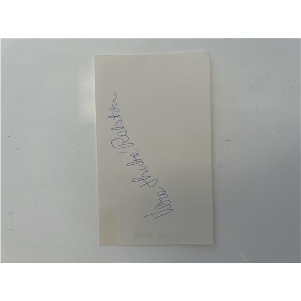 Skater and Actress Vera Ralson original signature