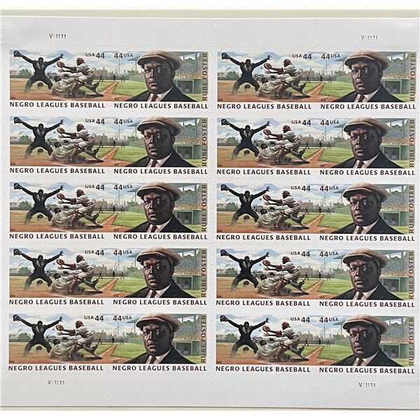 2010 Negro Leagues Baseball stamp set of 20