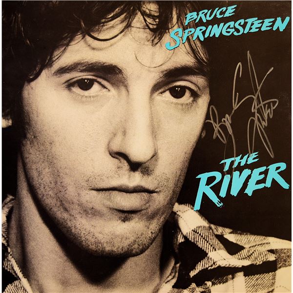 Bruce Springsteen signed The River album
