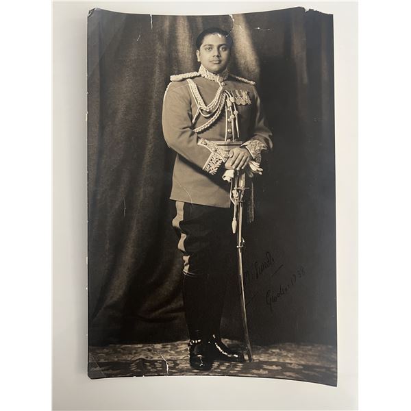 Maharaja Jivajirao Scindia signed photo