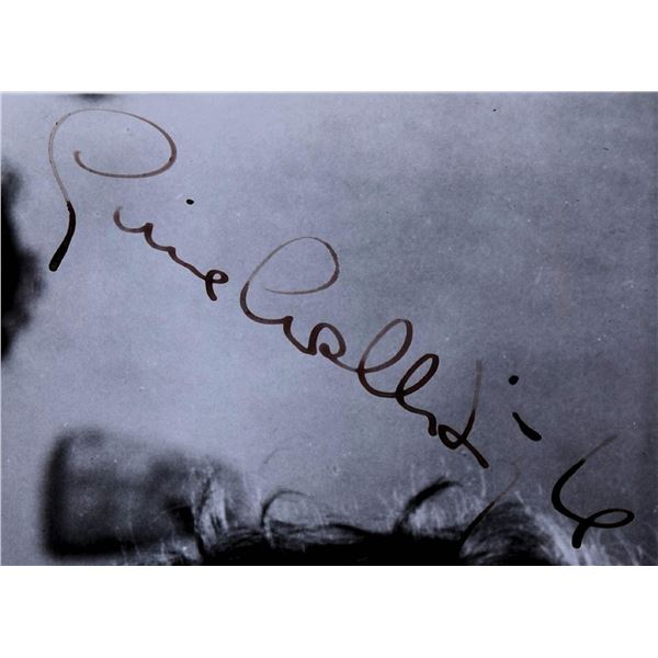 Gina Lollobrigida signed promo photo