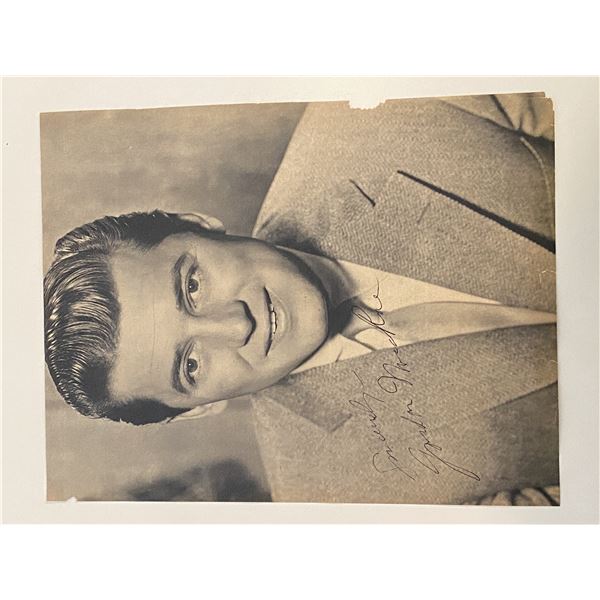 Gordon MacRae signed print