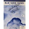 Image 1 : Carl Perkins signed Blue Suede Shoes sheet music