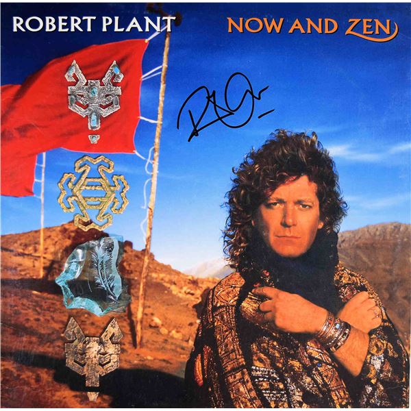Robert Plant signed Now And Zen album