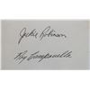 Image 1 : Jackie Robinson Roy Campanella signed slip