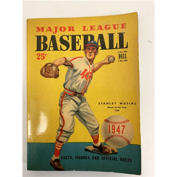 1947 Major League Baseball Book - Stan Musial Cover - Dell