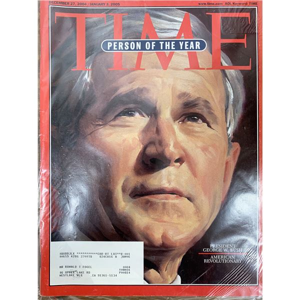 TIME Magazine 2004 George W. Bush Issue