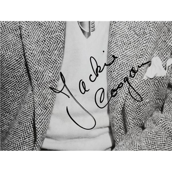 Jackie Coogan signed photo