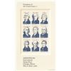 Image 1 : Presidents of the United States: I Souvenir Stamp Sheet