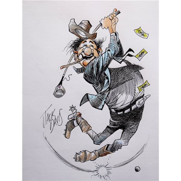 Jack Davis signed sketch