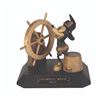 Image 1 : A Wooden Steamboat Willie Sculpture by ANRI.