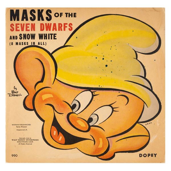 A Snow White and the Seven Dwarfs Book of Masks.