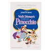 Image 1 : A Signed "Pinocchio" Re-Release Poster.