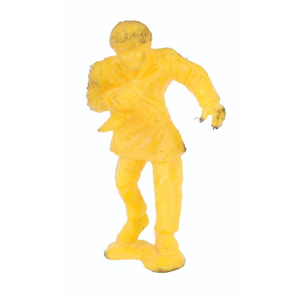 A 1950s Davy Crockett Plastic Figure.