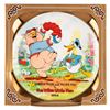 Image 1 : A Donald Duck 50th Birthday "Wise Little Hen" Plate.