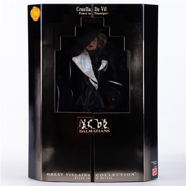 A Glenn Close as Cruella de Vil Doll by Mattel.