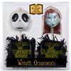 Image 1 : A Jack Skellington and Sally Wreath Ornament Set.