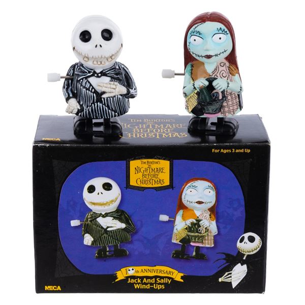 Nightmare Before Christmas Jack and Sally Wind-Up Toys.