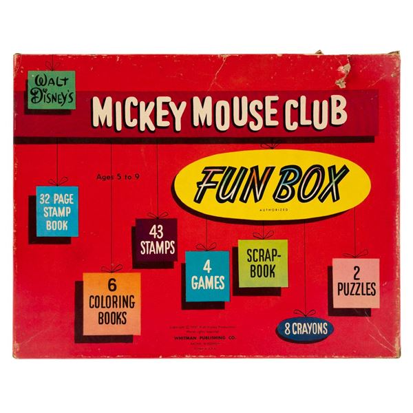 A Mickey Mouse Club Fun Box.