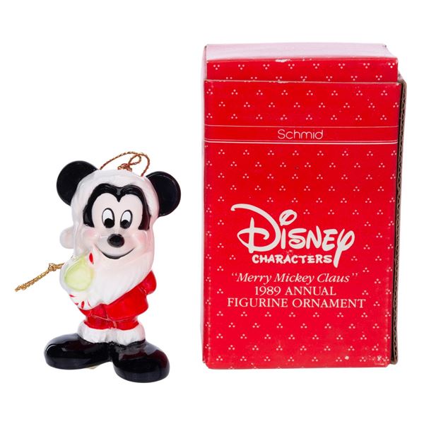 A "Merry Mickey Claus" Christmas Ornament.