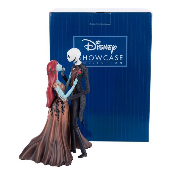 A Disney Showcase "Jack and Sally" Dancing Figurine.