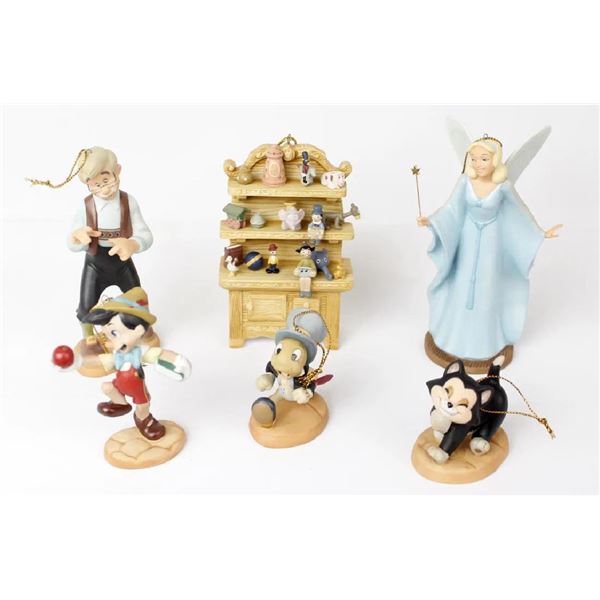 A WDCC "Pinocchio" Ornament Set.