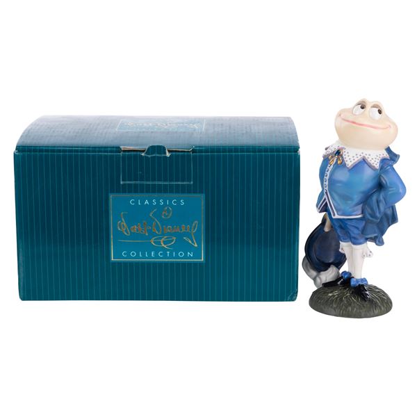 A WDCC Mr. Toad Blue Boy Figurine.