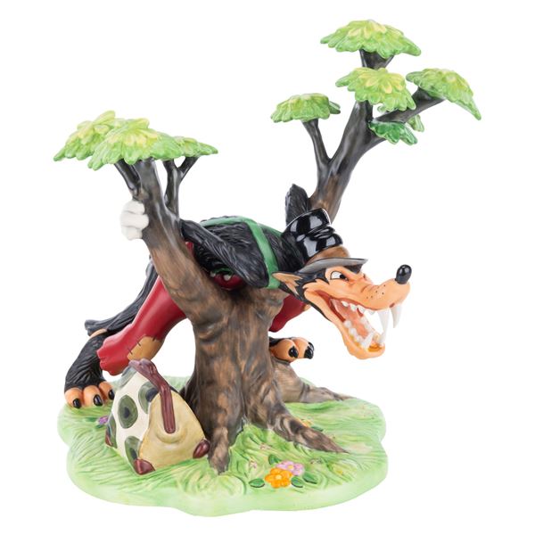 A WDCC 'Who's Afraid of the Big Bad Wolf' Figure.