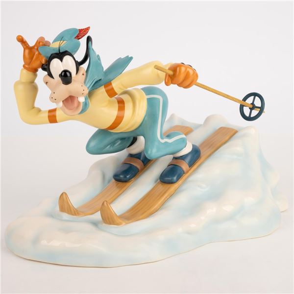 A WDCC Goofy "All Downhill From Here" Figurine.