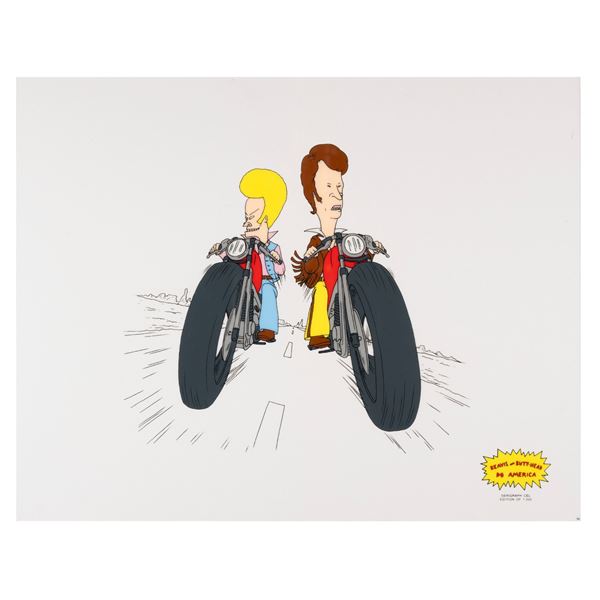 A "Beavis and Butt-Head Do America" sericel.