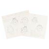 Image 1 : A Pair of Hand-Drawn Tony the Tiger Model Pages.