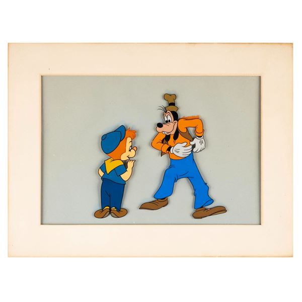 A Pair of Goofy and Goofy Junior Cels.