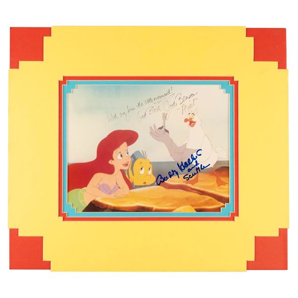 A "The Little Mermaid" Photo Signed by Jodi Benson & Buddy Hackett.