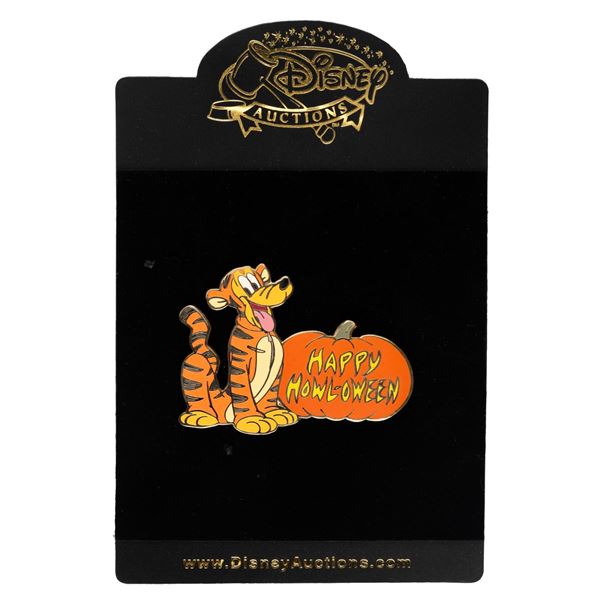A Disney Auctions Pluto Happy Howl-oween Pin.