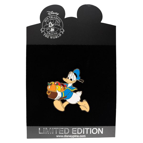 A Disney Auctions Donald Duck Fall Harvest Pin.
