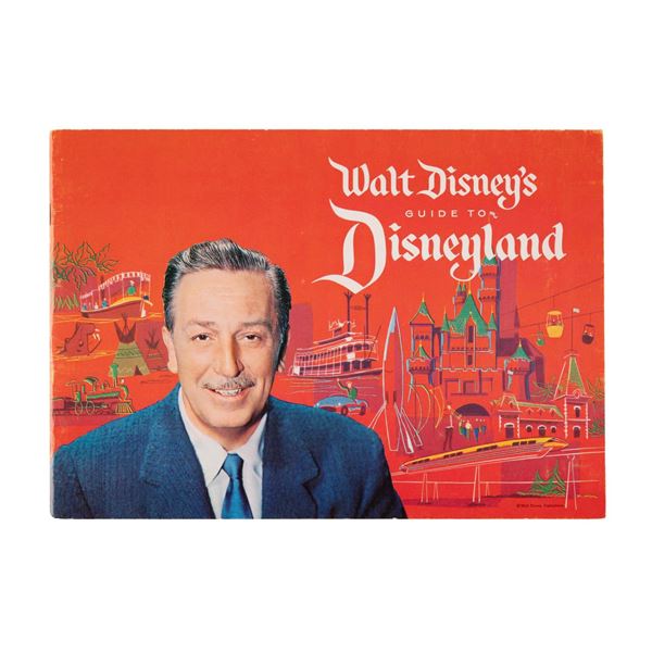 A 1961 Walt Disney's Guide to Disneyland.