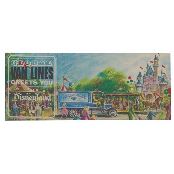 A Global Van Lines Disneyland Brochure.