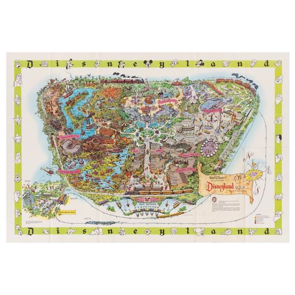 A 1964-B Disneyland Souvenir Map.
