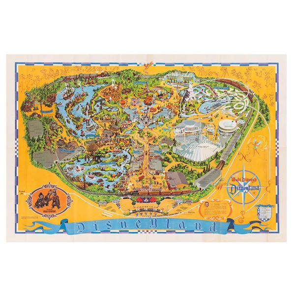 A 1972 Disneyland Souvenir Map.