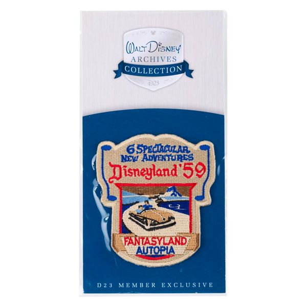 A D23 Disneyland Replica '59 Autopia Patch.