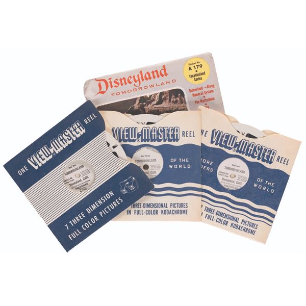 A Tomorrowland Vacationland View-Master Disc Set.