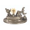 Image 2 : An It's a Small World Mickey Pewter Figure with Pin.