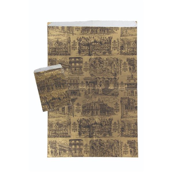 A Pair of New Orleans Square Gift Bags.