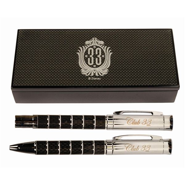 Club 33 Boxed Pen Set.
