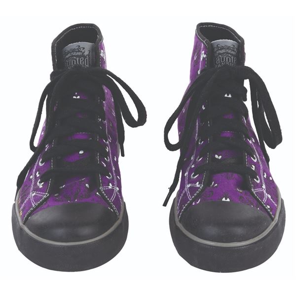 A Pair of Haunted Mansion 40th Anniversary Sneakers.