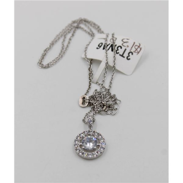 CHARMED AROMA ROUND PENDANT NECKLASE