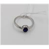 Image 1 : #24-BLUE SAPPHIRE GEMSTONE RING SIZE 7.75