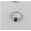 Image 1 : #10-RED RUBY GEMSTONE EARRINGS SIZE 8.75