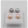Image 1 : #62-NATURAL AKUYA PEARL EARRINGS 2 SET